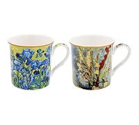 The Leonardo Collection LP94363A Van Gogh Mugs Set of 2, Fine China, 9 Fluid_Ounces, Multicoloured