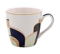 The Leonardo Collection LP94692 Art Deco Breakfast Mug, Fine China, Boxed, Multicolour