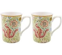 The Leonardo Collection LP94707 William Morris Compton - Set of 2 Mugs, Fine China, Boxed