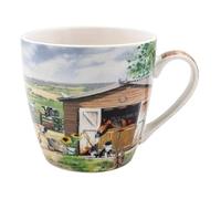 The Leonardo Collection LP94752 Ceramic Breakfast Mug | Farmhouse design | 1 Pc, Multicolor, 1 Count (Pack of 1)