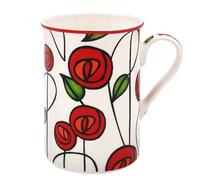 The Leonardo Collection Mackintosh Mug Charles Rennie Mackintosh, Tea and Coffee Mugs for Hot Drinks | Fine China Printed Mugs for Kitchen & Home | Reusable Ceramic Cups for Every Occasion