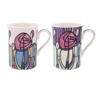 The Leonardo Collection Mackintosh Mug from LP95498 | Two Different Designs 1 Sent at Random | Fine China, Boxed 250ml