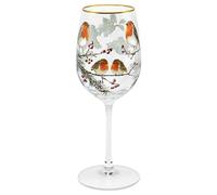 The Leonardo Collection Macneil Christmas RobinsWine Glass 400ml