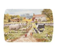 The Leonardo Collection Macneil Collie & Sheep Melamine Collie & Sheep Tray Small For Serving Dishes | Serving Trays For Kitchen Accessories | Serving Platters to Serv Food for Food Service