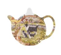 The Leonardo Collection Macneil Collie & Sheep Melamine Tableware Collie & Sheep Teabag Tidy for Kitchen | Reusable Tea Bag Holder for Daily Use | Durable Tea Bags for Home & Office