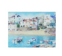 The Leonardo Collection Macneil Harbour Town Glassware Harbour Town Cutting Board for Home & Restaurants | Durable Chopping Boards for Kitchens | Washable Cutting Board for Everyday Use