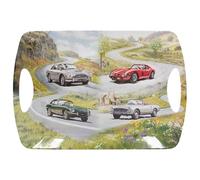 The Leonardo Collection Macneil Planes Trains Automobiles Melamine Classic Cars Large Tray For Serving Dishes | Serving Trays For Kitchen Accessories | Serving Platters to Serv Food for Food Service