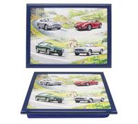 The Leonardo Collection Macneil Planes Trains Wood Cars Serving Laptray