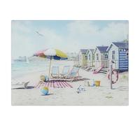 The Leonardo Collection Macneil Sandy Beach Glassware Sandy Beach Cutting Board for Home & Restaurants | Durable Chopping Boards for Kitchens | Washable Cutting Board for Everyday Use