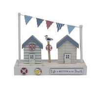 The Leonardo Collection Macneil Sandy Beach Hut Home Decor Plaque