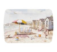 The Leonardo Collection Macneil Sandy Beach Melamine Sandy Beach Small Tray For Serving Dishes | Serving Trays For Kitchen Accessories | Serving Platters to Serv Food for Food Service