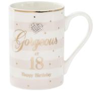LEONARDO The Collection Mad Dots by Hearts Design Mad Dots 18th Bday Mug for Home & Kitchen | Newly Designed Mugs for Tea & Coffee | Lovely Mug Set for Birthday Gifts