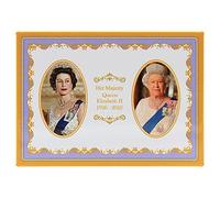 The Leonardo Collection Majesty Queen Elizabeth II Commemorative Magnet, LP18217, White, L9cm