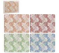 The Leonardo Collection Meadow Placemats Set of 4 William Morris Table Mats For Home & Kitchen | Easy Clean & Washable Place Mats For Table | Stylish Decorations & Daily Use