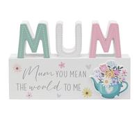 The Leonardo Collection Mother's Day Mum Plaque - Green For Home Decor & Gift | Wooden and Acrylic Plaques For Home and Office | Ideal Signs & Plaque Birthday Gifts For Women & Mom