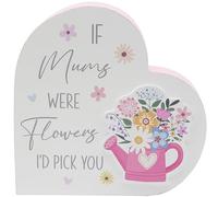The Leonardo Collection Mother's Day Mum Plaque - Pink For Home Decor & Gift | Wooden and Acrylic Plaques For Home and Office | Ideal Signs & Plaque Birthday Gifts For Women & Mom