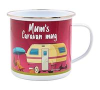 The Leonardo Collection Mum's Caravan Tin Mug, Tea and Coffee Mugs for Hot Drinks | Fine China Printed Mugs for Kitchen & Home | Reusable Ceramic Cups for Every Occasion | Gifts for Women & Men