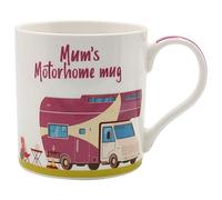 The Leonardo Collection Mum's Motorhome Mug Tea and Coffee Mugs for Hot Drinks | Fine China Printed Mugs for Kitchen & Home | Reusable Ceramic Cups for Every Occasion | Birthday Gifts for Women & Men