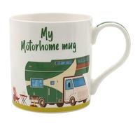 The Leonardo Collection My Motorhome Mug, Tea and Coffee Mugs for Hot Drinks | Fine China Printed Mugs for Kitchen & Home | Reusable Ceramic Cups for Every Occasion | Birthday Gifts for Women & Men