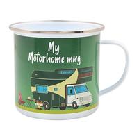 The Leonardo Collection My Motorhome Tin Mug, Tea and Coffee Mugs for Hot Drinks | Fine China Printed Mugs for Kitchen & Home | Reusable Ceramic Cups for Every Occasion | Gifts for Women & Men