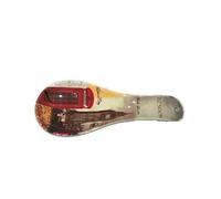 The Leonardo Collection New London Spoon Rest for Kitchen & Home | Durable Ceramic Spoon Holder for Cooking & Dining | Teaspoon Rest for All Types of Spoons | Ideal Kitchen Gifts for Women & Men