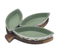 The Leonardo Collection Olive Grove By Jennifer Rose Leaf Snack Dishes