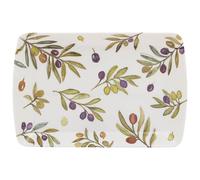 The Leonardo Collection Olive Grove By Jennifer Rose Melamine Olive Grove Small Tray For Serving Dishes | Serving Trays For Kitchen Accessories | Serving Platters to Serv Food for Food Service
