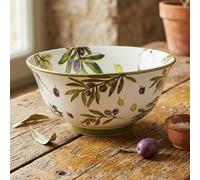 The Leonardo Collection Olive Grove By Jennifer Rose Stoneware Olive Grove Bowl 12Cm for Home and Restaurants | Microwave & Dishwasher Safe Everyday Crockery for Cereal, Pasta, Noodle, and Fruits