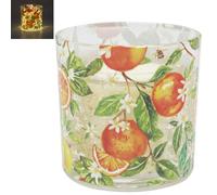 The Leonardo Collection Oranges & Lemons Jennifer Rose Fruit Led Gel Candle