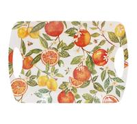 The Leonardo Collection Oranges & Lemons Jennifer Rose Melamine Tableware Oranges & Lemons Large Tray For Serving Dishes | Serving Trays For Kitchen Accessories | Serving Platters to Serv Food