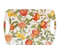 The Leonardo Collection Oranges & Lemons Jennifer Rose Melamine Tableware Oranges & Lemons Large Tray For Serving Dishes | Serving Trays For Kitchen Accessories | Serving Platters to Serv Food