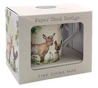 The Leonardo Collection Paper Shed Design Goat & Hen Mug for Home & Kitchen | Stylish Ceramic Mugs for Tea & Coffee | Lovely Cup Set for Mens Gifts & Birthday Gifts for Women