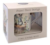 B&Q Ceramic Mug - The Leonardo Collection Paper Shed Hare & Bird - Stylish Tea & Coffee Gift