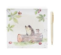 The Leonardo Collection Paper Shed Design Hedgehog & Mouse Memo Pad & Pen For Notes | Daily Memo For Office Use As 2025 Diary | Ideal Journals For Women & Men | Lovely Journal For 2025 Planner