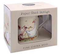 The Leonardo Collection Paper Shed Design Pig & Duck Mug for Home & Kitchen | Stylish Ceramic Mugs for Tea & Coffee | Lovely Cup Set for Mens Gifts & Birthday Gifts for Women