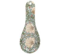 The Leonardo Collection Pimpernel Spoon Rest Melamine Tableware | Pimpernel spoon rest made from melamine, featuring a decorative William Morris design for convenient kitchen use.