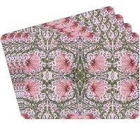 The Leonardo Collection Pimpernel Table Place Mats Set of 4 | Non Slip Washable Table Mats For Dining | Designed By William Morris | Set of 4 Printed Designer Placemats