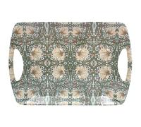 The Leonardo Collection Pimpernel Tray Large Melamine Tableware | Large Pimpernel tray made from melamine, featuring a decorative William Morris design for everyday serving.