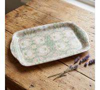 The Leonardo Collection Pimpernel Tray Small Melamine Tableware | Small Pimpernel tray made from melamine, featuring a decorative William Morris inspired design for everyday use.