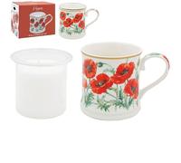 The Leonardo Collection Poppy Mug and Candle Set 350ml