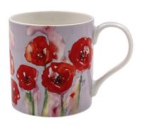 The Leonardo Collection Poppy Mug Jennifer Rose Gallery for Hot & Cold Drinks | Durable Coffee Cups for Home & Office | Comfortable & Easy-to-Hold Coffee Mugs for Beverages & Daily Use