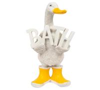 The Leonardo Collection Quackers Duck Bath Figurine For Home & Office | Home Decor Ornaments Gift For Women & Men | Beautiful Figurine For Indoor & Outdoor | Living Room Decor Ornaments