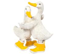 The Leonardo Collection Quackers Duck Dancing Figurine For Home & Office | Home Decor Ornaments Gift For Women & Men | Beautiful Figurine For Indoor & Outdoor | Living Room Decor Ornaments