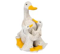 The Leonardo Collection Quackers Duck Playtime Figurine For Home & Office | Home Decor Ornaments Gift For Women & Men | Beautiful Figurine For Indoor & Outdoor | Living Room Decor Ornaments