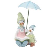 The Leonardo Collection Rainy Day Ducks Storytime Home Decor Figurines & Ornaments For Home & Office | Decorative Accessories Statues For Indoor & Outdoor | Lovely Gifts for Women & Men