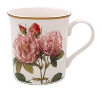 The Leonardo Collection Redoute Rose Mug Pierre-Joseph Redoute, Tea and Coffee Mugs for Hot Drinks | Fine China Printed Mugs for Kitchen & Home | Reusable Ceramic Cups for Every Occasion