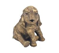 The Leonardo Collection Reflections Bronz Elephant Figurine For Home & Office | Home Decor Ornaments Gift For Women & Men | Beautiful Figurine For Indoor & Outdoor | Living Room Decor Ornaments