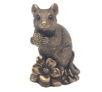 The Leonardo Collection Reflections Mouse With Berry Figurines Statues For Home Decor | Ideal Ornaments Friendship Gifts For Women & Men | Lovely Table Centerpiece & Living Room Accessories