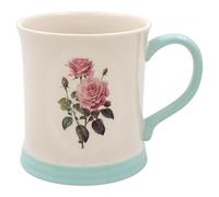 The Leonardo Collection Rose Mug Embossed Country Life, Tea and Coffee Mugs for Hot Drinks | Fine China Printed Mugs for Kitchen & Home | Reusable Ceramic Cups for Every Occasion
