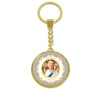 The Leonardo Collection Royal Heritage Her Majesty Queen Elizabeth II Key Ring | Commemorative Keyring Souvenir Memorabilia | Beautiful Queen Metal Keychain